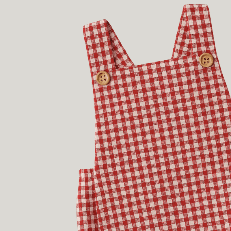 Romper Bebê Chess Red
