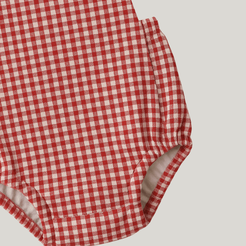 Romper Bebê Chess Red