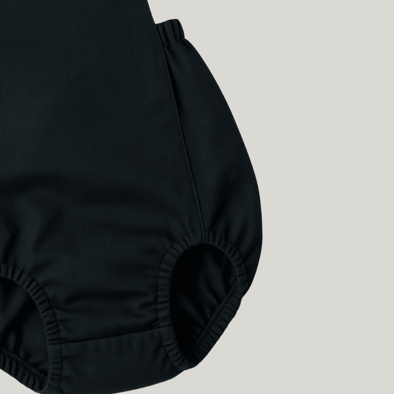 Romper Bebê Tradicional Linho Black