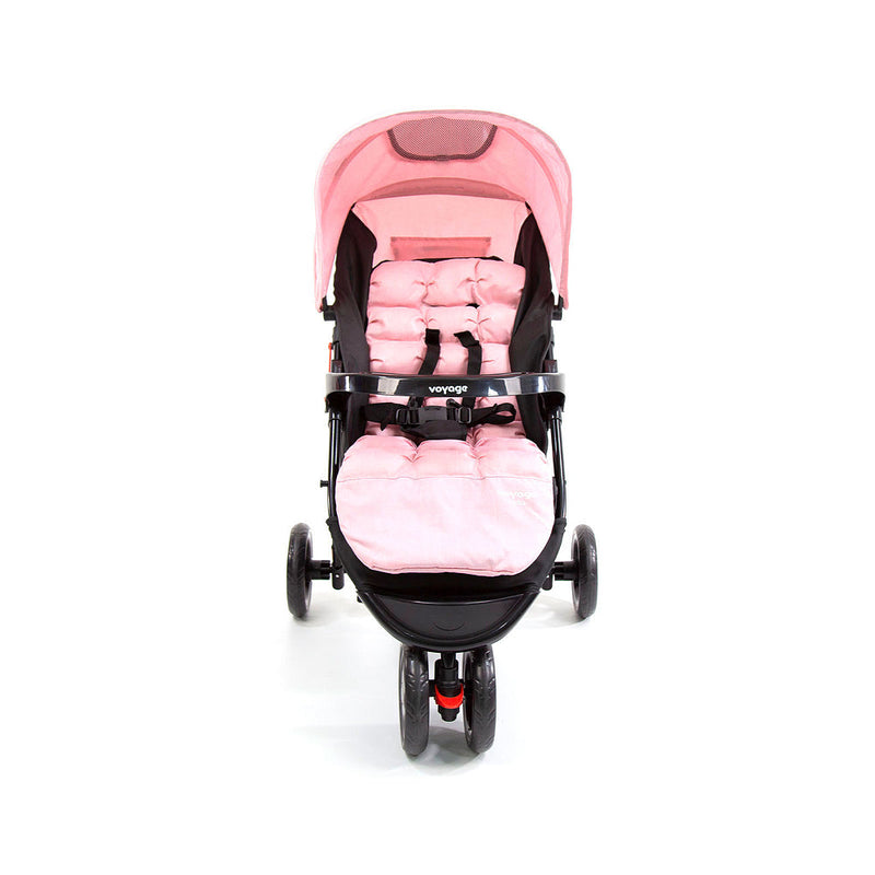 Travel System Delta Duo Pro (Conjunto de Carrinho 3 Rodas Reclinável + Bebê Conforto)
