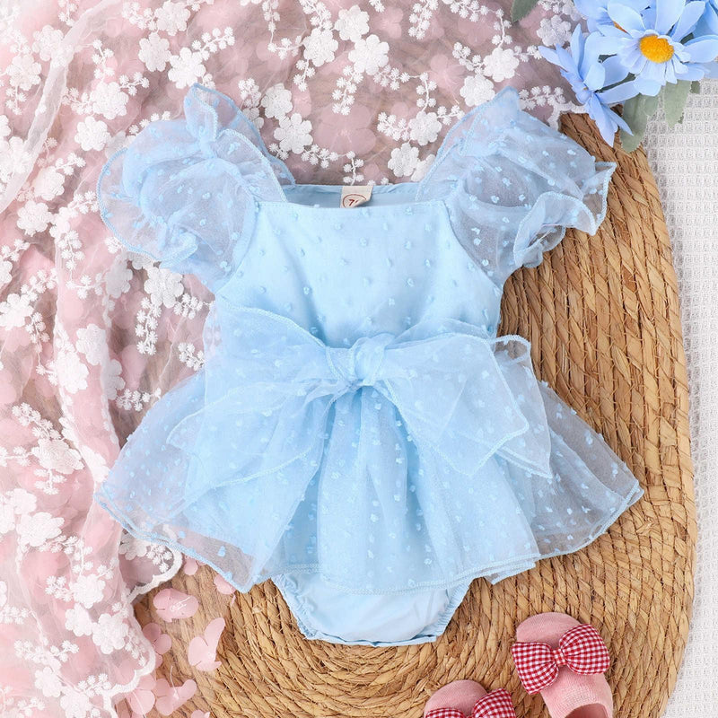 Body Infantil Poá Tule