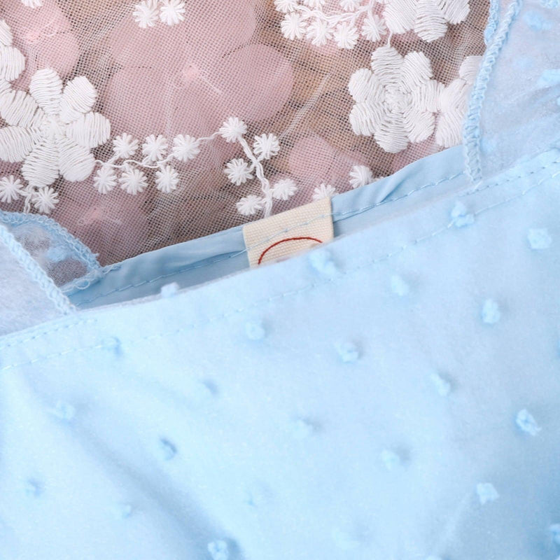 Body Infantil Poá Tule