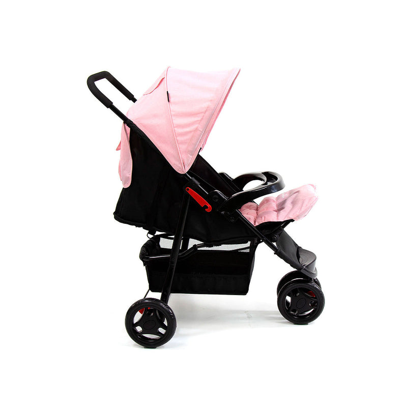 Travel System Delta Duo Pro (Conjunto de Carrinho 3 Rodas Reclinável + Bebê Conforto)