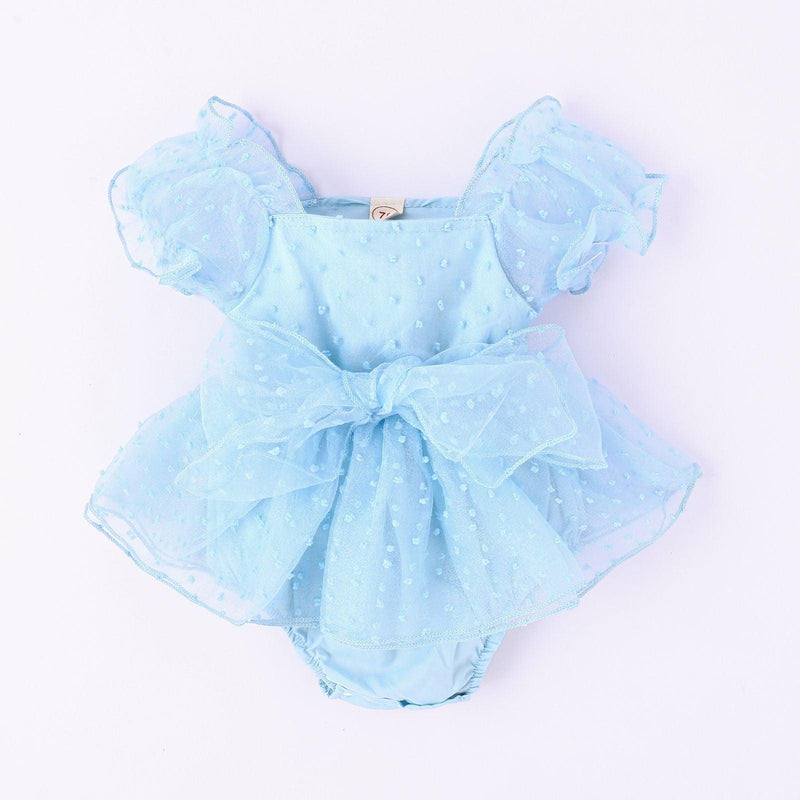 Body Infantil Poá Tule