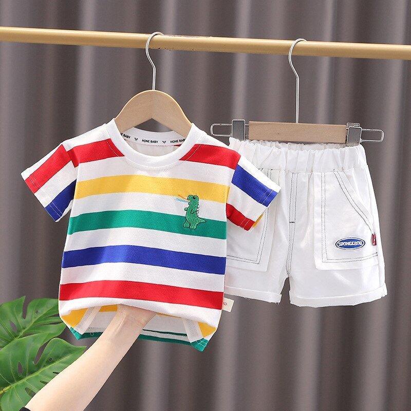 Conjunto Infantil Masculino Dino + Bolsa