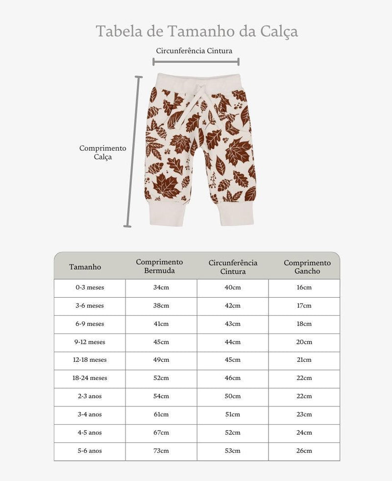 Conjunto de Moletom Infantil Peluciado | Fall