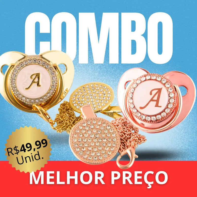 COMBO 2 Chupetas BIBIA™ + Prendedores
