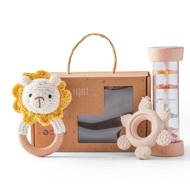 Kit Brinquedos Montessori para Bebê Cavia