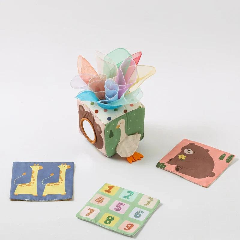 Brinquedo Montessori Caixa de Tecido Mágica