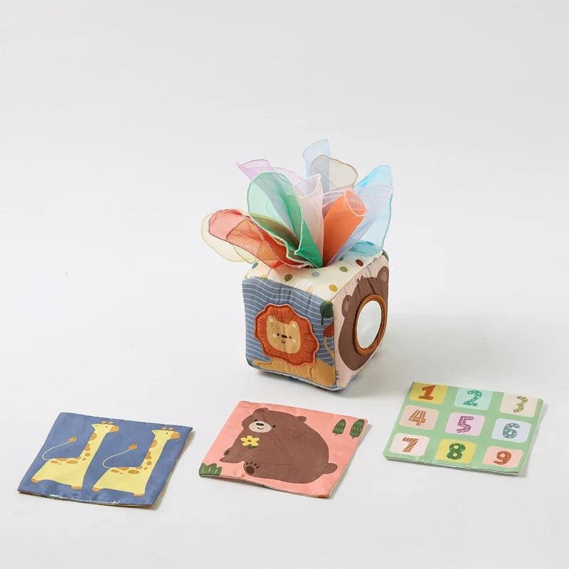 Brinquedo Montessori Caixa de Tecido Mágica