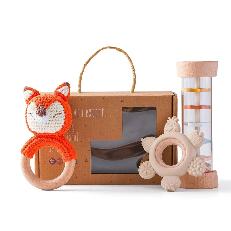 Kit Brinquedos Montessori para Bebê Cavia
