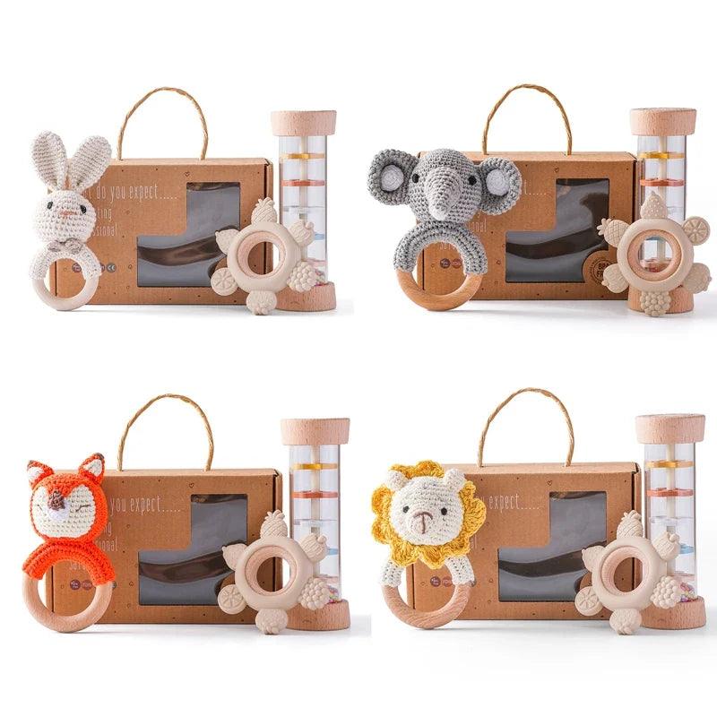 Kit Brinquedos Montessori para Bebê Cavia