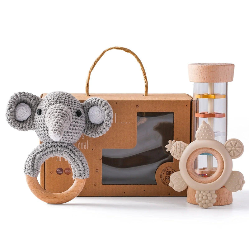 Kit Brinquedos Montessori para Bebê Cavia
