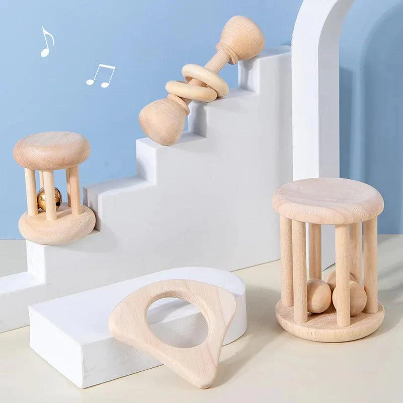 Kit Brinquedos de Madeira Yvyra