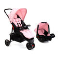Travel System Delta Duo Pro (Conjunto de Carrinho 3 Rodas Reclinável + Bebê Conforto)