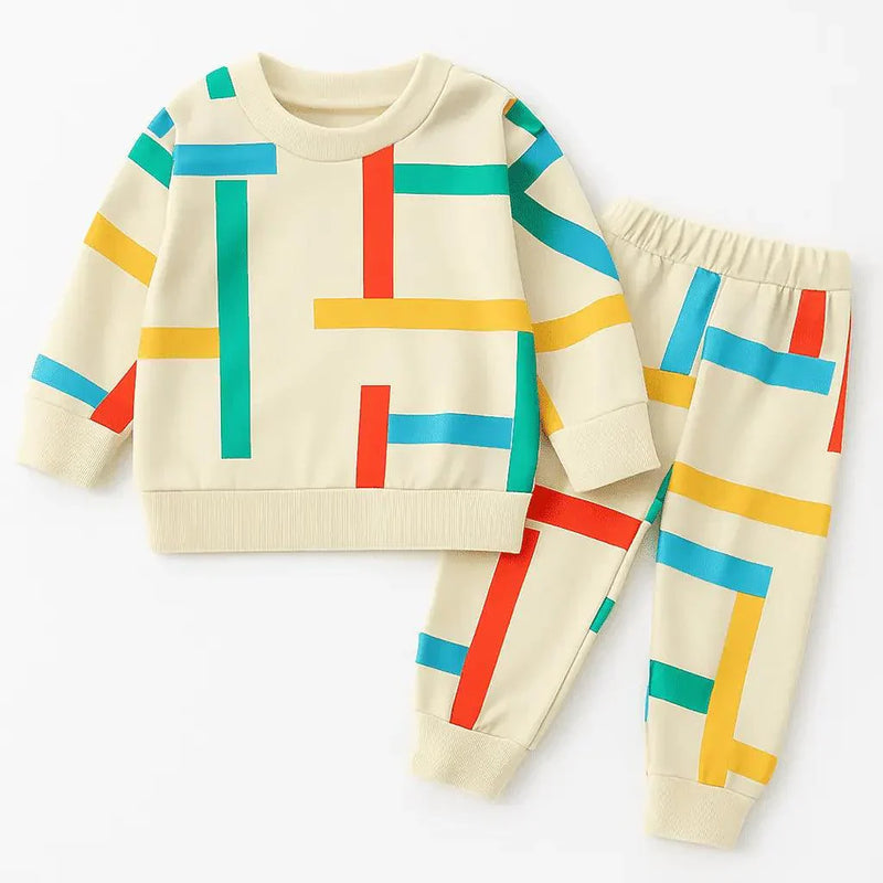 Conjunto Infantil Colorê Geométrico