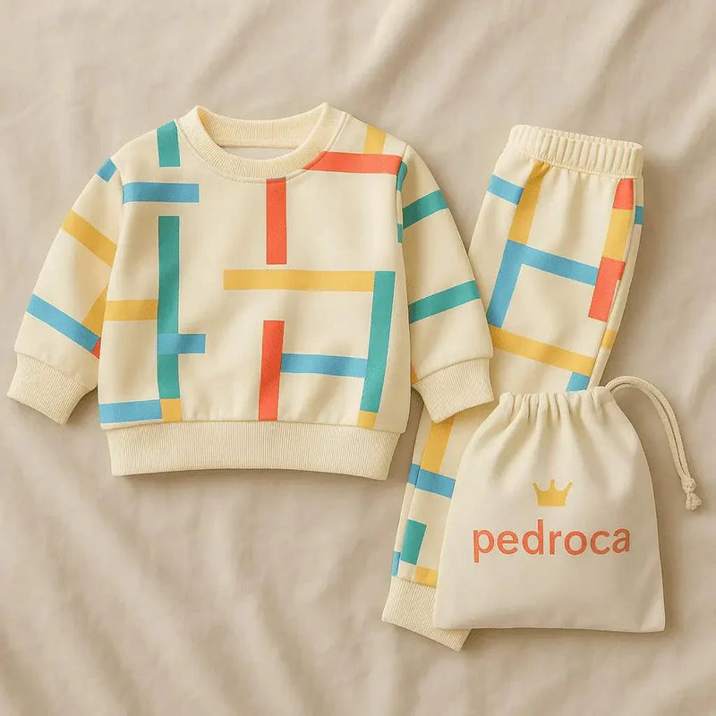 Conjunto Infantil Colorê Geométrico
