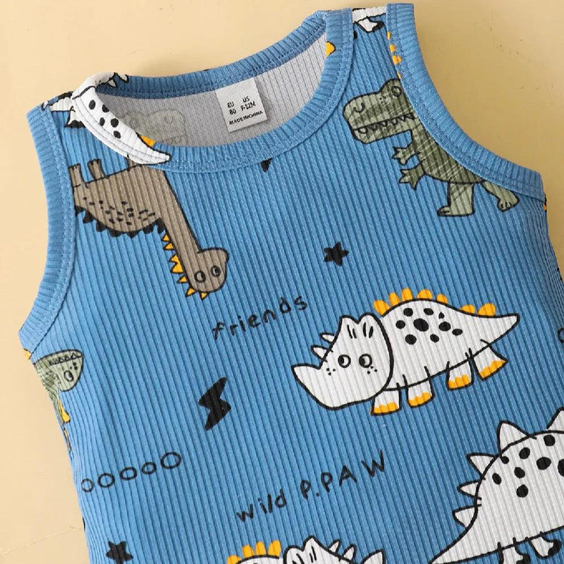 Conjunto Infantil Regata Dinossauros