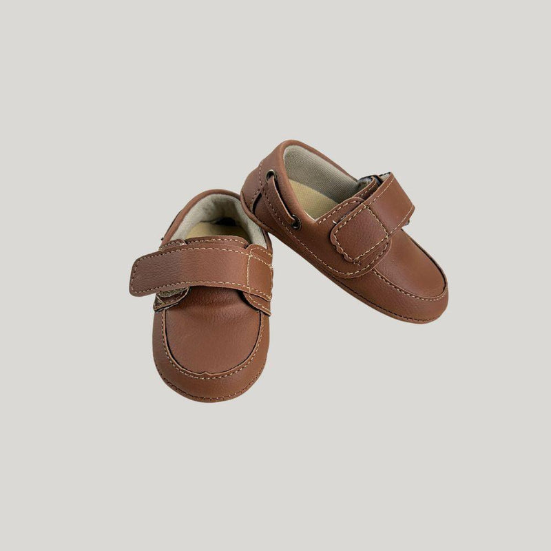 Sapato Social Mocassim Bebê Coffe