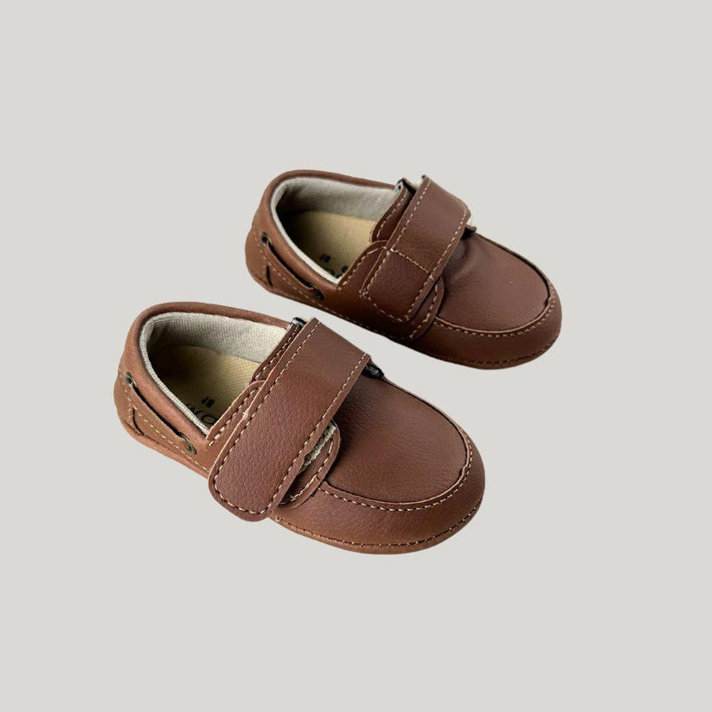 Sapato Social Mocassim Bebê Coffe