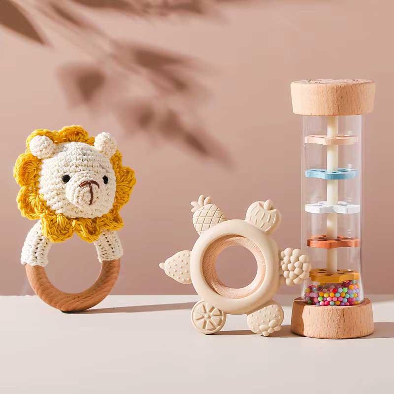 Kit Brinquedos Montessori para Bebê Cavia