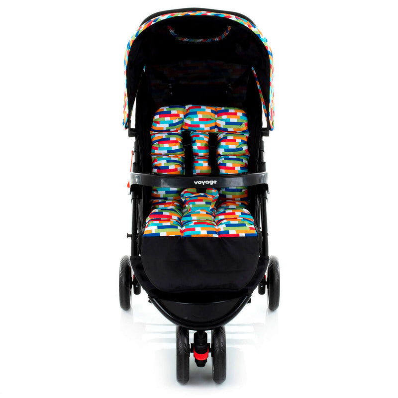 Travel System Delta Duo Pro (Conjunto de Carrinho 3 Rodas Reclinável + Bebê Conforto)