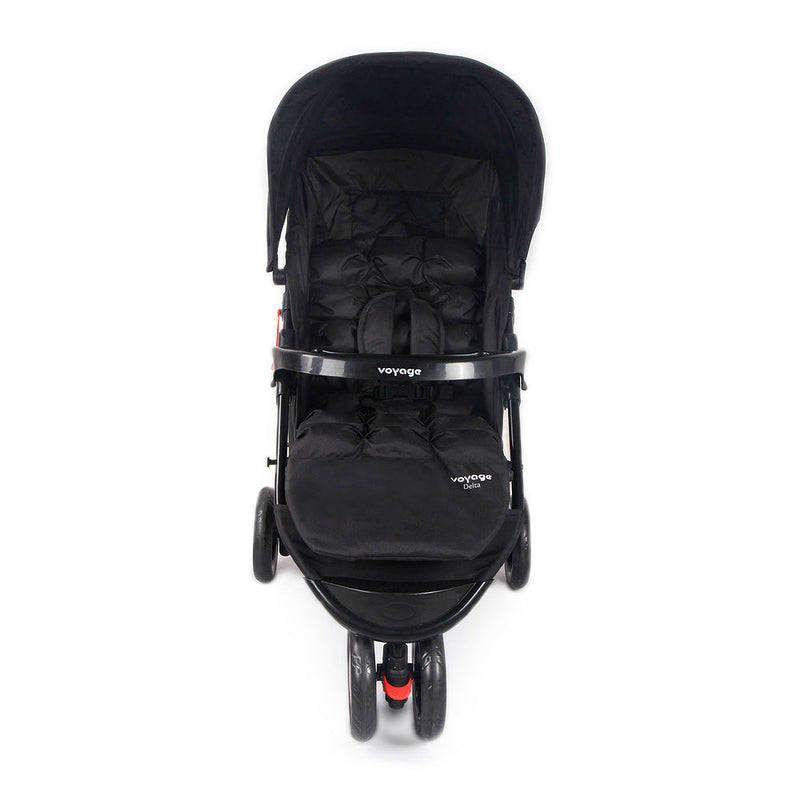 Travel System Delta Trio Pro ( Conjunto de Carrinho + Bebê Conforto + Base para Auto)